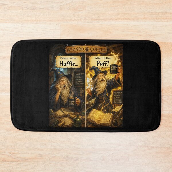 Item preview, ✨ MYTHUNDERSTOOD COLLECTION ✨ - Huffle Puff - Wizard's coffee ☕ designed and sold by WheelieGdArt.