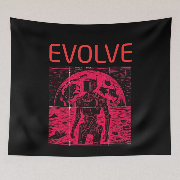 Item preview, Robot Evolution T-Shirt | Future of AI & Human Innovation designed and sold by TEEJAMBOREE.