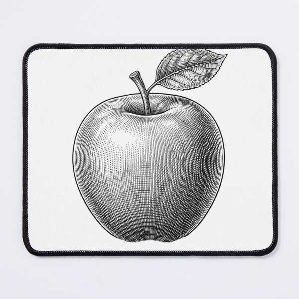 Item preview, Apple - fine line high detail designed and sold by Minimalisticaly.