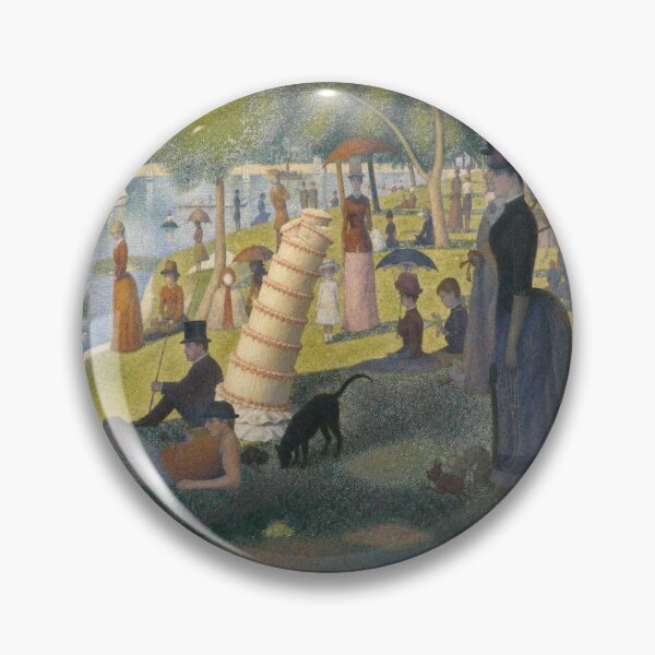 Item preview, The Toppling Picnic Cake at La Grande Jatte designed and sold by GoverArt.