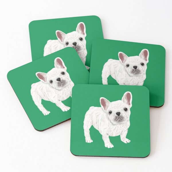 Item preview, Long Hair French Bulldog Frenchie with Dog Toy and Paw Print | Dog Lover Design designed and sold by yashiki.