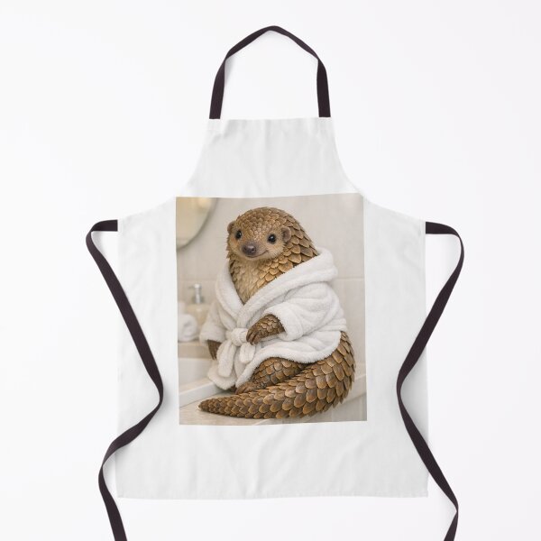 Item preview, Cozy Bathrobe Tree Pangolin designed and sold by Sillytoe.