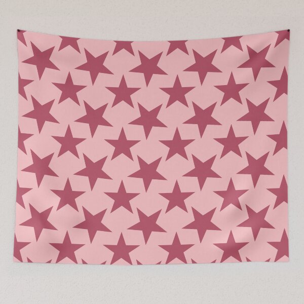 Item preview, Pink Star Pattern | Minimalist Pink Stars | Bohemian Pink Star Pattern | Retro Rose Pink Star Design | Cute Starry Pattern | Pink on Pink Starry Pattern designed and sold by VivaFy.