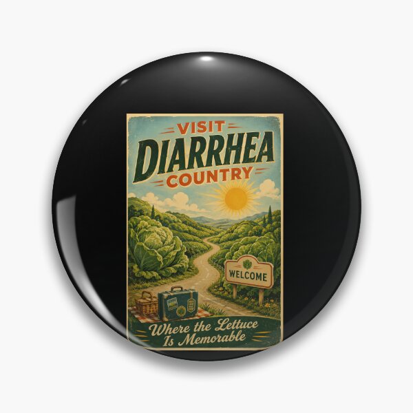 Item preview, Diarrhea Country Lettuce Welcome Road Trip Joke designed and sold by elderberry.