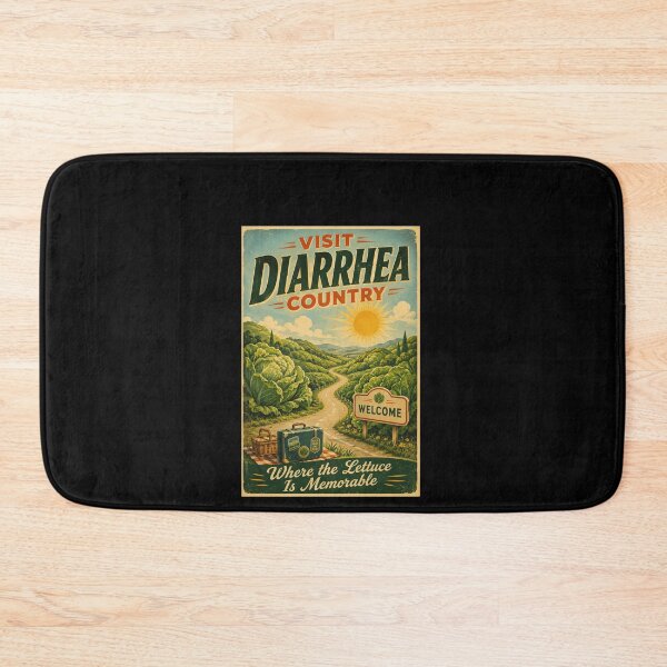 Item preview, Diarrhea Country Lettuce Welcome Road Trip Joke designed and sold by elderberry.