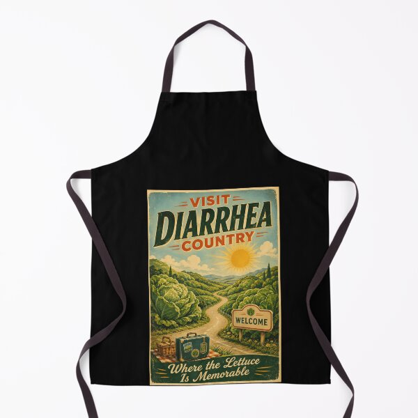 Item preview, Diarrhea Country Lettuce Welcome Road Trip Joke designed and sold by elderberry.