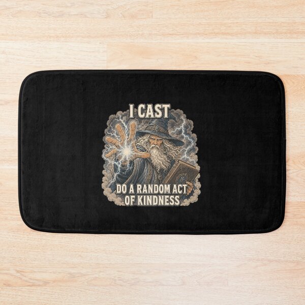 Item preview, I Cast Random Act Of Kindness Magic Wizard designed and sold by elderberry.