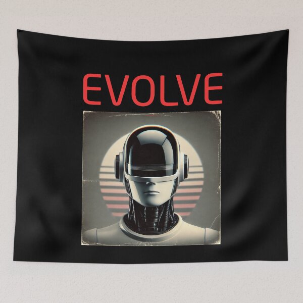 Item preview, Robot Evolution T-Shirt | Future of AI & Human Innovation designed and sold by TEEJAMBOREE.