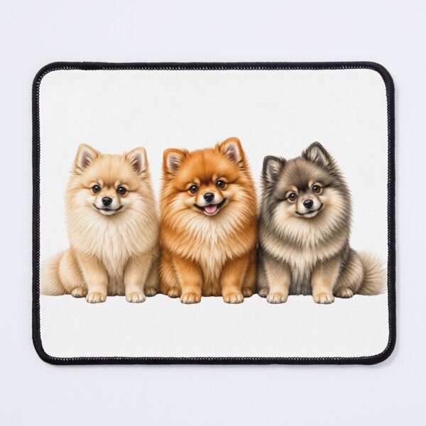 Item preview, Three Little Hearts Pomeranian Puppies designed and sold by SabraDD.