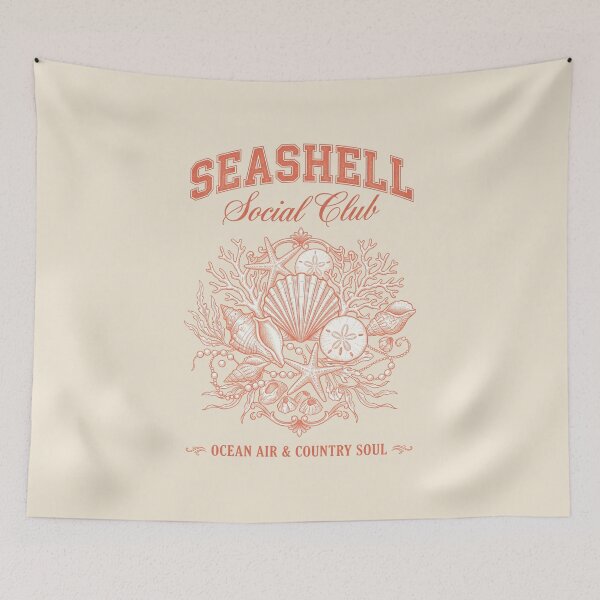 Item preview, Seashell Social Club – Coastal Cowgirl Beach Design designed and sold by Sea Gem.