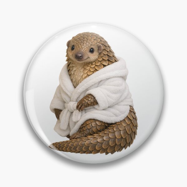 Item preview, Relaxing Bathrobe Tree Pangolin designed and sold by Sillytoe.