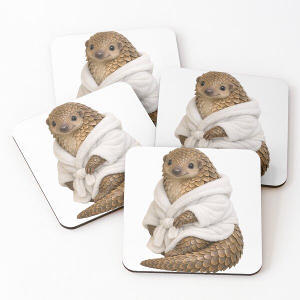 Item preview, Relaxing Bathrobe Tree Pangolin designed and sold by Sillytoe.
