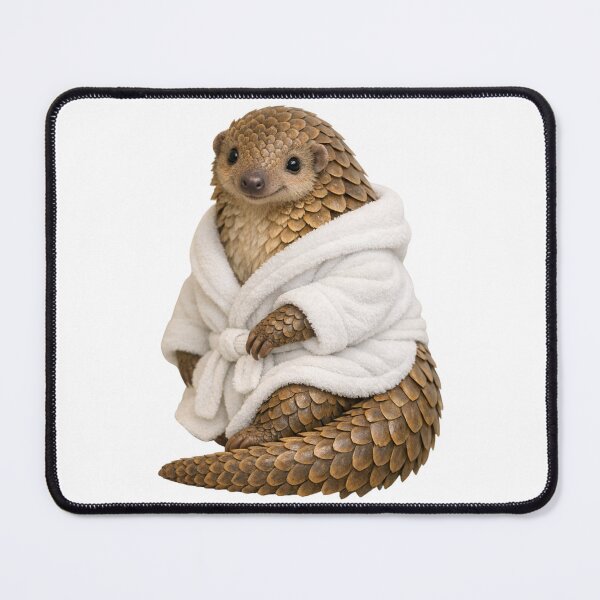 Item preview, Relaxing Bathrobe Tree Pangolin designed and sold by Sillytoe.