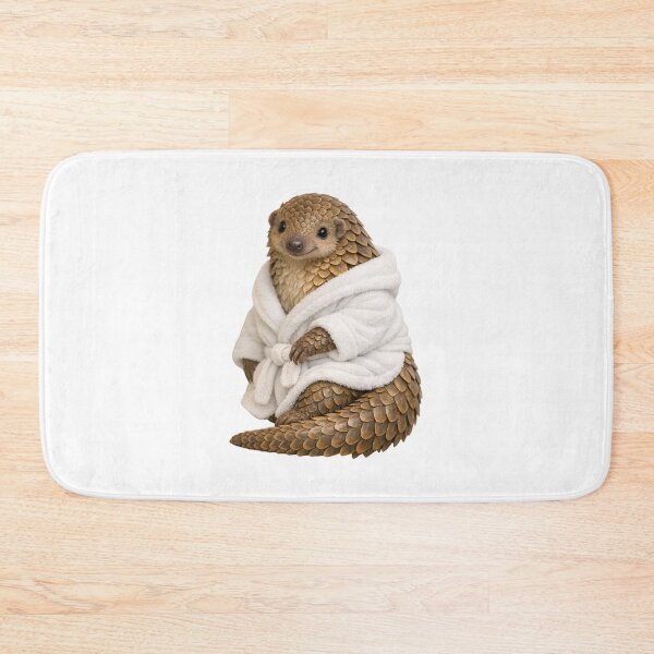 Item preview, Relaxing Bathrobe Tree Pangolin designed and sold by Sillytoe.