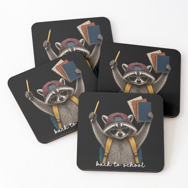 Item preview, Back To School Raccoon Ready For Classroom Chaos designed and sold by FreshVibe Prints.