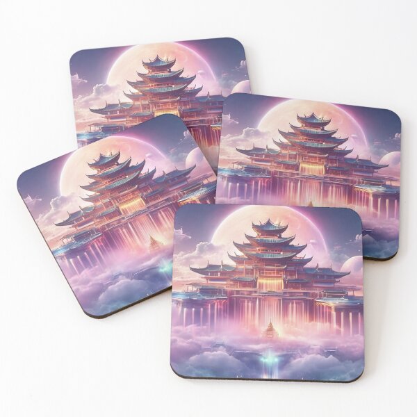 Item preview, Moonlight Serenity: Pink Celestial Palace designed and sold by CuteSlothWorld.