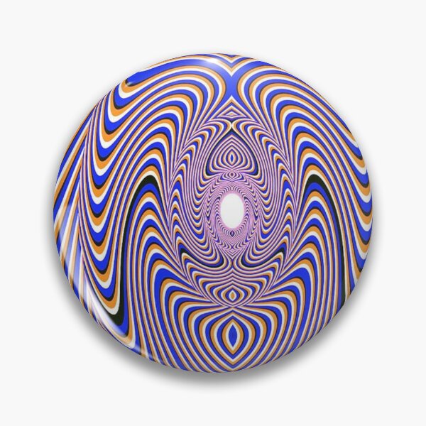Item preview, Psychedelic Blue Orange Tunnel Optical Illusion designed and sold by Outlet Raloel.