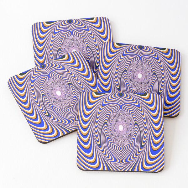 Item preview, Psychedelic Blue Orange Tunnel Optical Illusion designed and sold by Outlet Raloel.