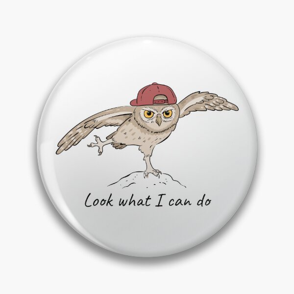 Item preview, Look what i can do owl meme - cute funny owl designed and sold by Deepness2023.