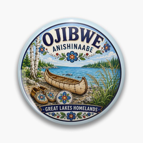 Item preview, Ojibwe Anishinaabe Great Lakes Homelands designed and sold by Myra365Art.