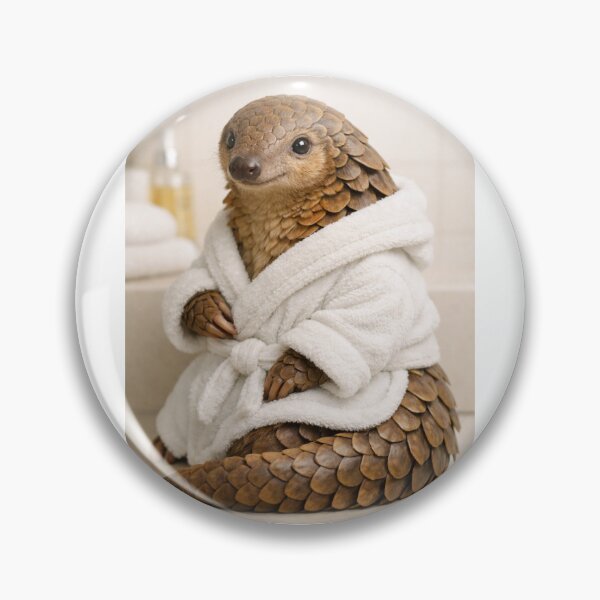 Item preview, Comfy Bathrobe Tree Pangolin designed and sold by Sillytoe.