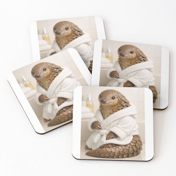 Item preview, Comfy Bathrobe Tree Pangolin designed and sold by Sillytoe.