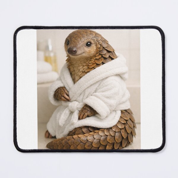 Item preview, Comfy Bathrobe Tree Pangolin designed and sold by Sillytoe.