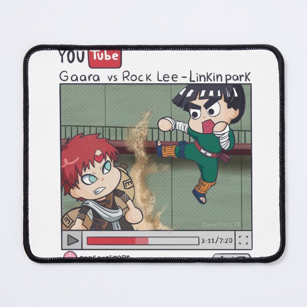 Item preview, Gaara vs. Rock Lee AMV designed and sold by anacarolinaflr.