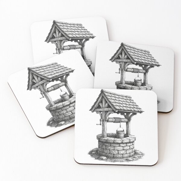 Item preview, Water well - Bold Line Realism designed and sold by Minimalisticaly.
