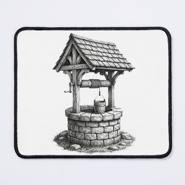 Item preview, Water well - Bold Line Realism designed and sold by Minimalisticaly.