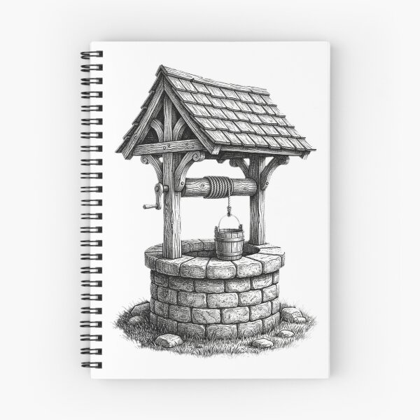 Item preview, Water well - Bold Line Realism designed and sold by Minimalisticaly.