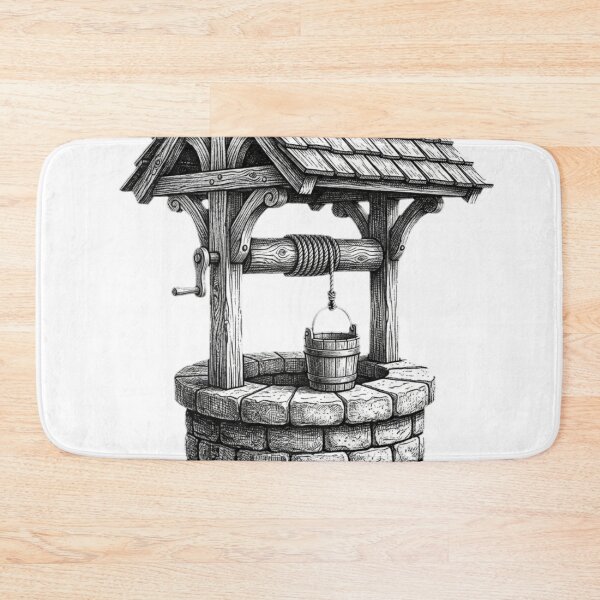 Item preview, Water well - Bold Line Realism designed and sold by Minimalisticaly.