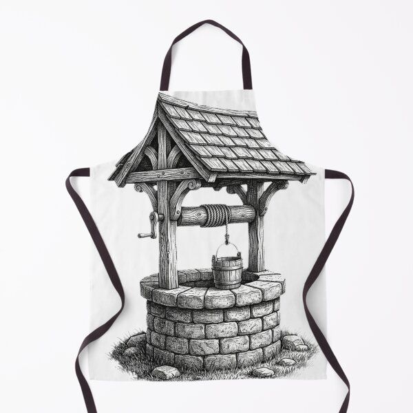 Item preview, Water well - Bold Line Realism designed and sold by Minimalisticaly.