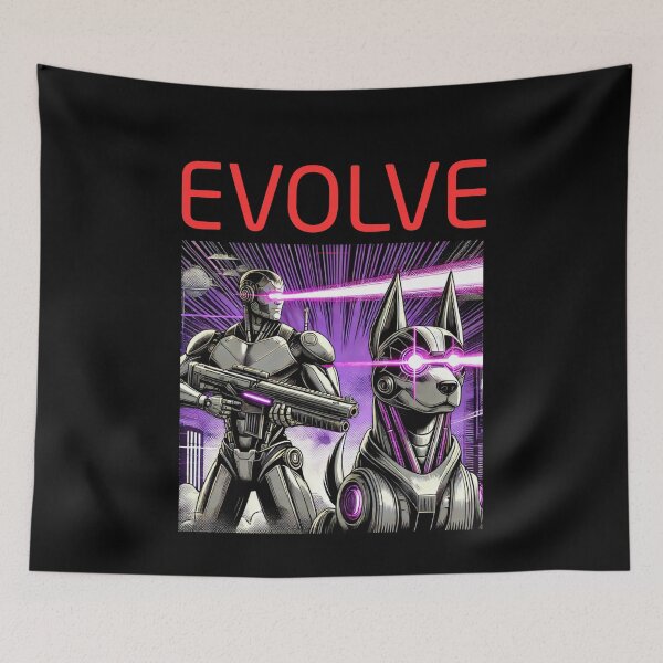 Item preview, Robot Evolution T-Shirt | Future of AI & Human Innovation designed and sold by TEEJAMBOREE.
