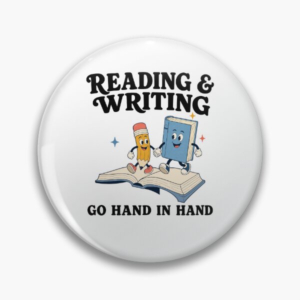 Item preview, Reading Teacher Literacy Reading and Writing Go Hand in Hand designed and sold by FreshVibe Prints.
