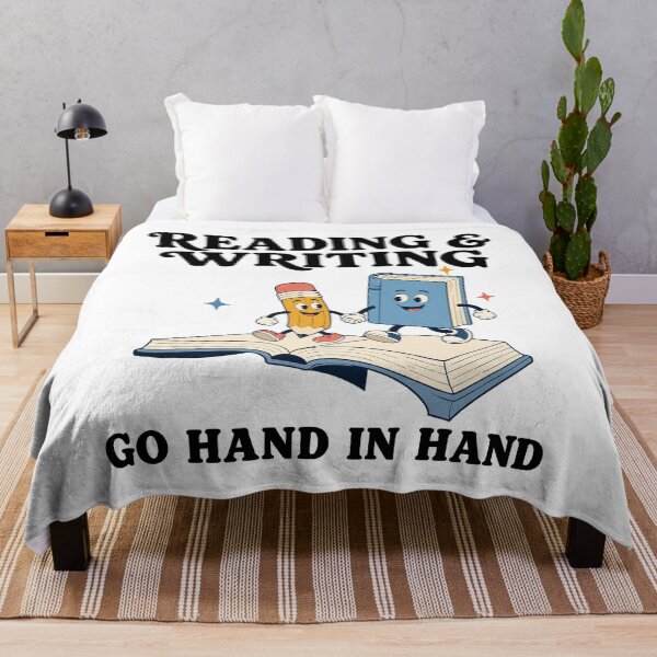 Item preview, Reading Teacher Literacy Reading and Writing Go Hand in Hand designed and sold by FreshVibe Prints.