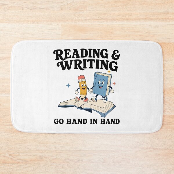 Item preview, Reading Teacher Literacy Reading and Writing Go Hand in Hand designed and sold by FreshVibe Prints.