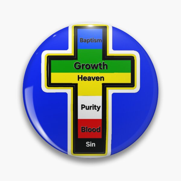 Item preview, the wordless cross telling salvation through colors designed and sold by gracehopelove.