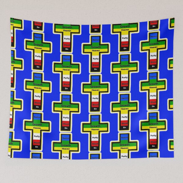 Item preview, the wordless cross telling salvation through colors designed and sold by gracehopelove.