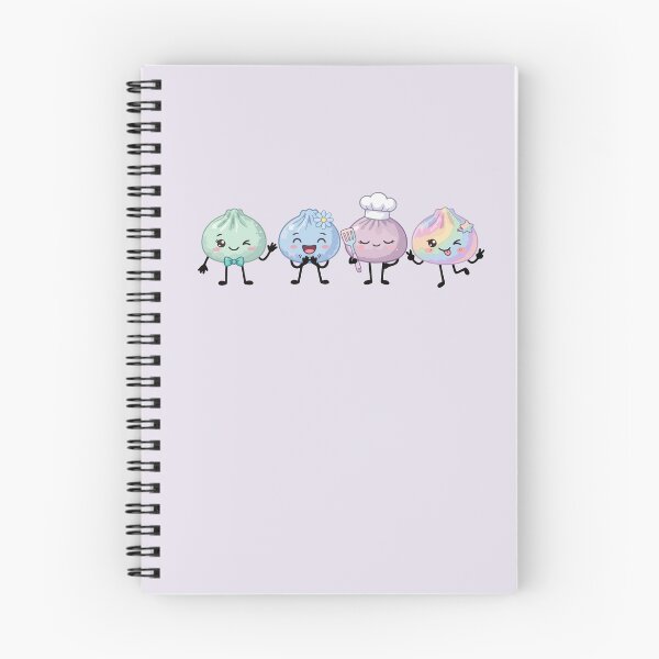 Item preview, Kawaii Dumpling Friends – Pastel Squishy Dumpling Crew designed and sold by EmeraldeaArt.