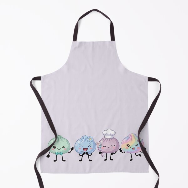 Item preview, Kawaii Dumpling Friends – Pastel Squishy Dumpling Crew designed and sold by EmeraldeaArt.