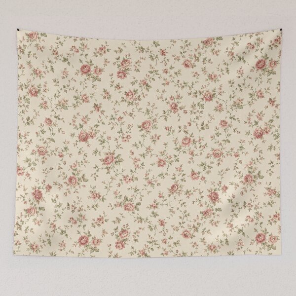Item preview, 40s Style Rose Floral Print designed and sold by PureVintageLove.