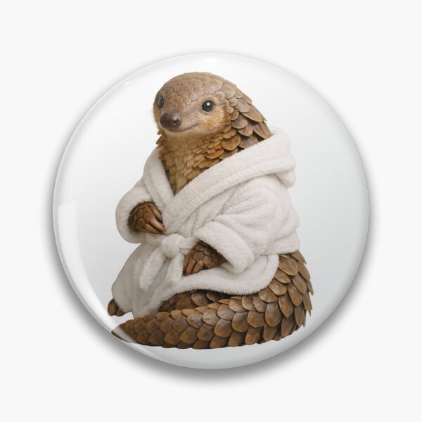 Item preview, Snug Bathrobe Tree Pangolin designed and sold by Sillytoe.