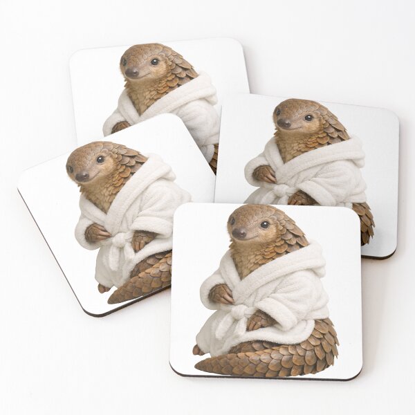 Item preview, Snug Bathrobe Tree Pangolin designed and sold by Sillytoe.