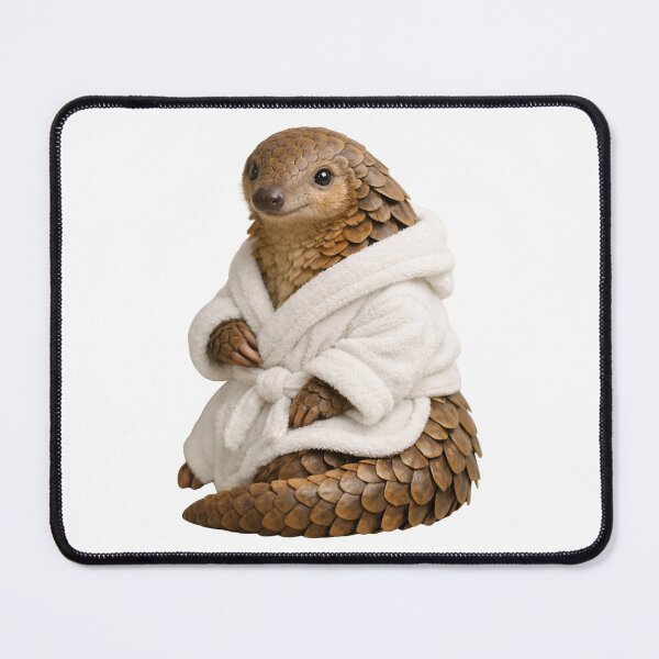 Item preview, Snug Bathrobe Tree Pangolin designed and sold by Sillytoe.