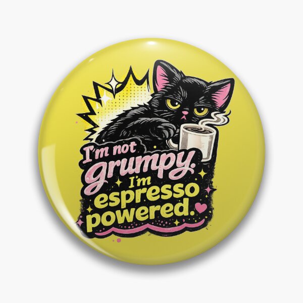 Item preview, I'm Expreso Powered Black Cat designed and sold by lalolafarolarm.