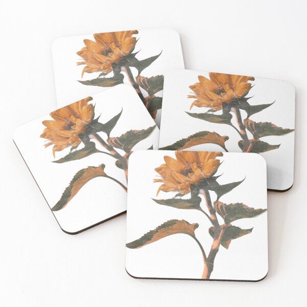 Item preview, Realistic Vintage Sunflower Botanical Stem on Black Background - High-Resolution Floral Art designed and sold by T-shirts for hot people .