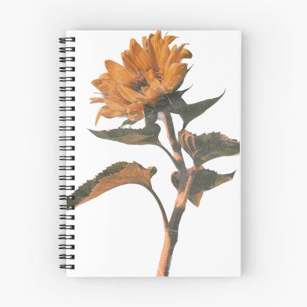 Item preview, Realistic Vintage Sunflower Botanical Stem on Black Background - High-Resolution Floral Art designed and sold by T-shirts for hot people .