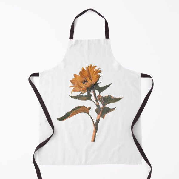 Item preview, Realistic Vintage Sunflower Botanical Stem on Black Background - High-Resolution Floral Art designed and sold by T-shirts for hot people .