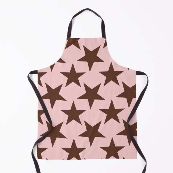 Item preview, Brown and Pink Star Pattern | Minimalist Brown Stars | Retro Chocolate Star Design | Cute Starry Pattern | Chocolate Brown and Pink Starry | Bohemian Brown Star Pattern designed and sold by VivaFy.